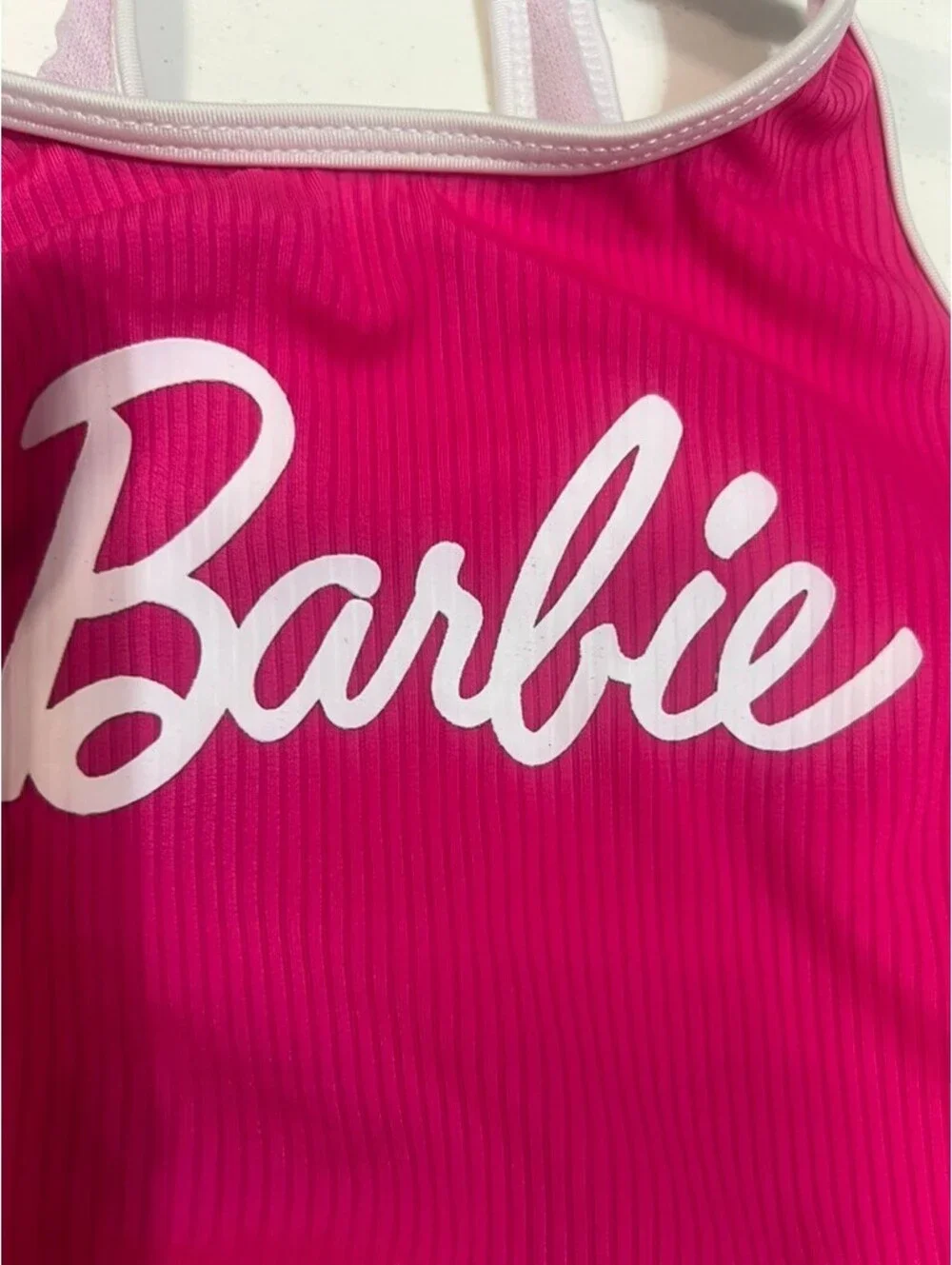 Barbie Hot Pink One Piece swimsuit - Toddler 2T